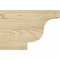 Ekena Millwork Newport Rough Sawn Rafter Tail, Douglas Fir, 4"W x 8"H x 12"L RFT04X08X12NEW00RDF - alternate 2